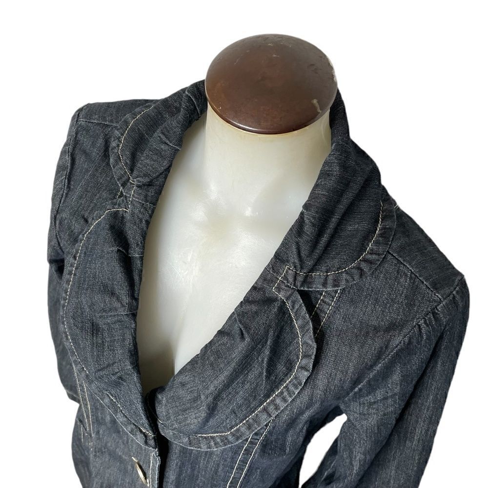 LONG Denim Coat - Picture 6 of 12